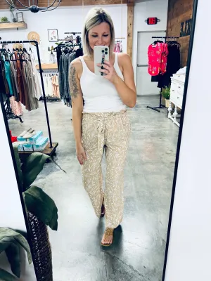 Geometric Printed Pants