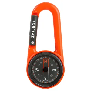 Geonaute carabiner compass, orange