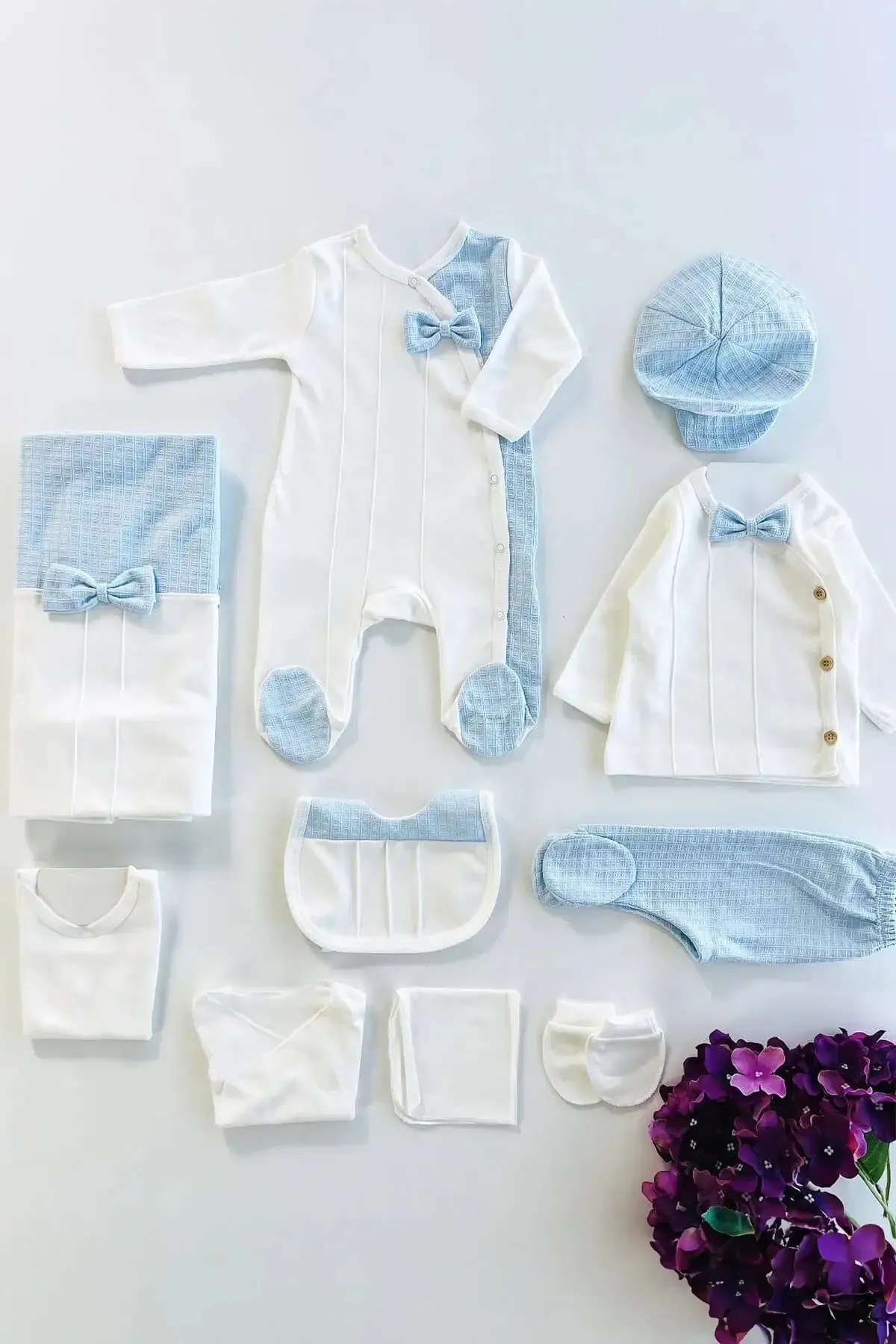 George Newborn Baby Boy Coming Home Outfit Set (10 Pcs)