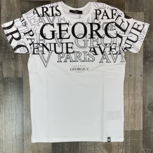 George V- logo ss tee (white)