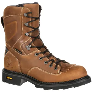 Georgia Boot Comfort Core Waterproof Low Heel Logger Work Boot