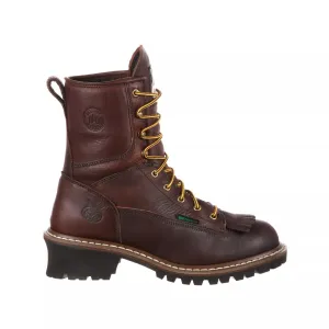 Georgia Boots Men's Logger Steel Toe Waterproof Work Boots