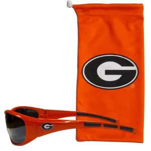 Georgia Bulldogs Sunglass and Bag Set