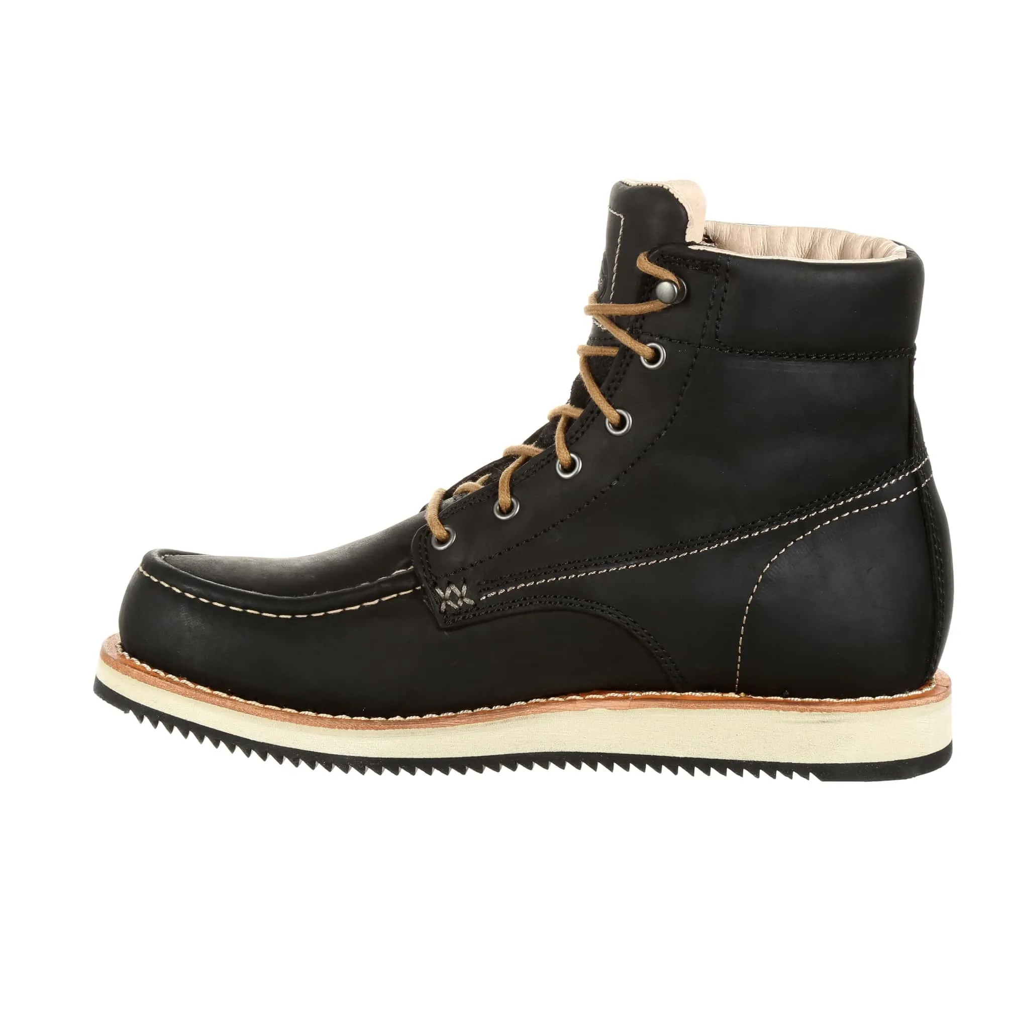 Georgia | Men's Small Batch Wedge Boot | Black