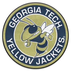 Georgia Tech Yellow Jackets Roundel Rug - 27in. Diameter