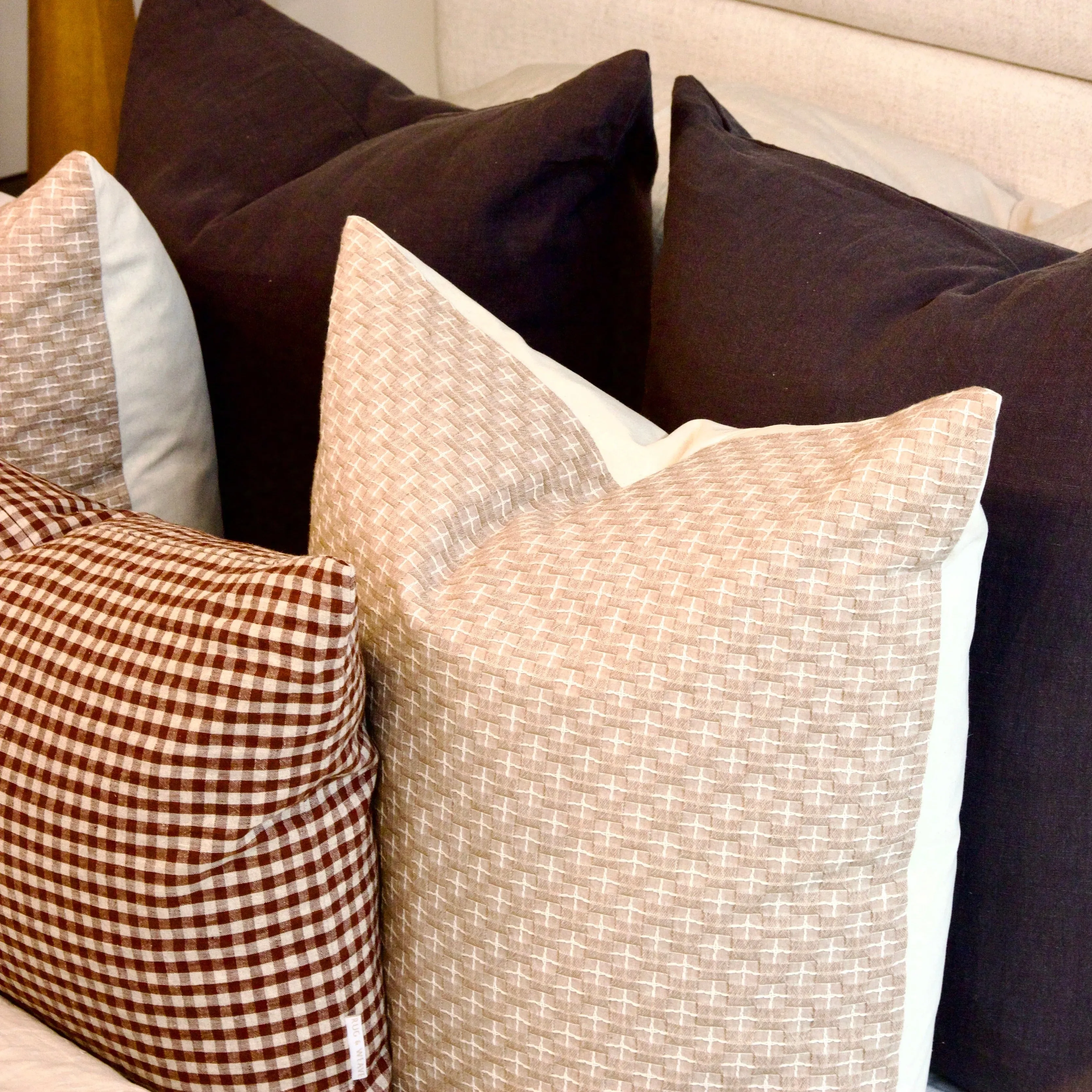 Georgie Gingham Pillow Cover