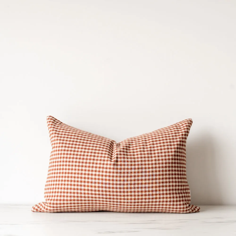 Georgie Gingham Pillow Cover