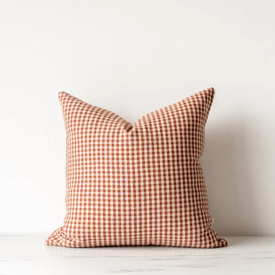 Georgie Gingham Pillow Cover