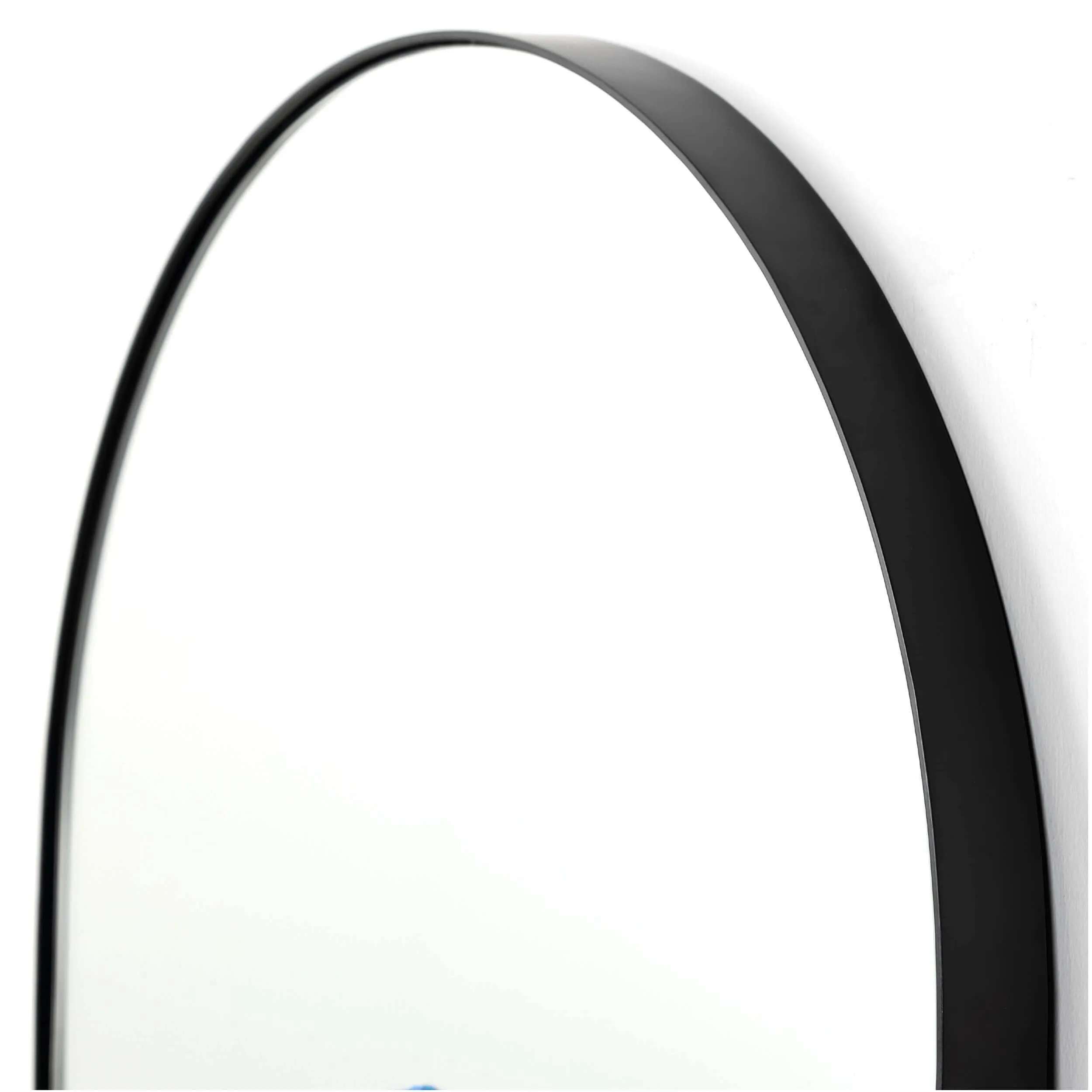 Georgina Floor Mirror, Iron Matte Black