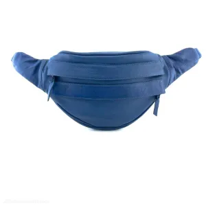 Gerald Leather Fanny Pack Waist Bag Blue