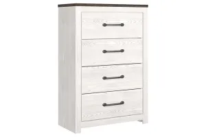 Gerridan White/Gray Chest of Drawers