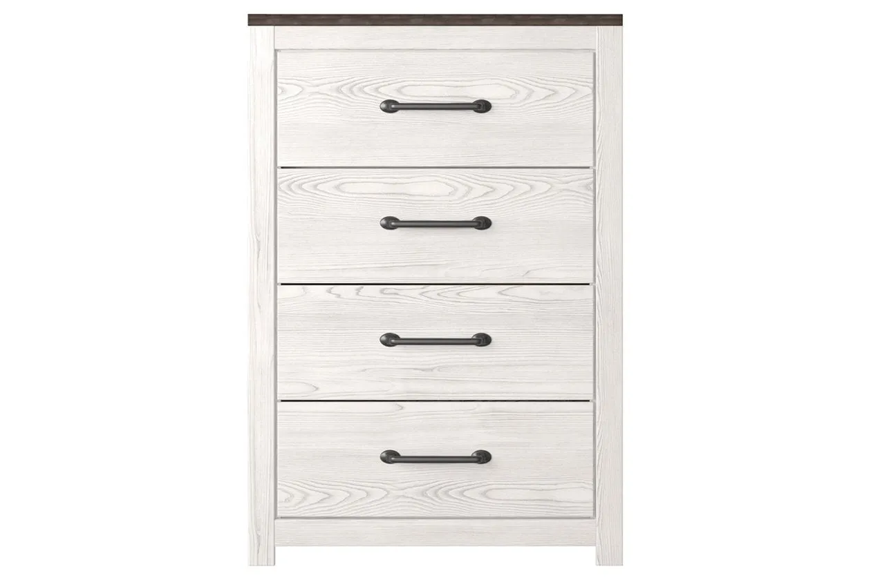 Gerridan White/Gray Chest of Drawers