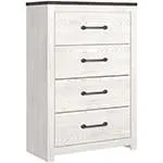 Gerridan White/Gray Chest of Drawers