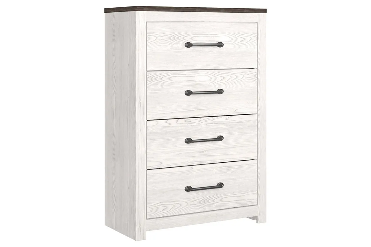 Gerridan White/Gray Chest of Drawers