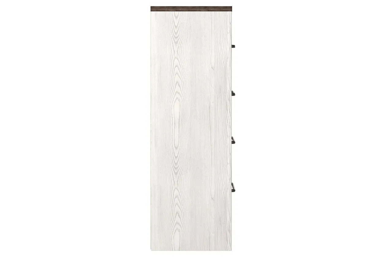 Gerridan White/Gray Chest of Drawers