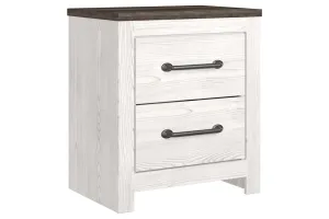 Gerridan White/Gray Nightstand