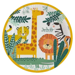 Get Wild Safari Animal Party Plates x 8