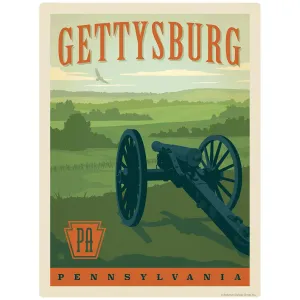 Gettysburg Pennsylvania Vinyl Sticker