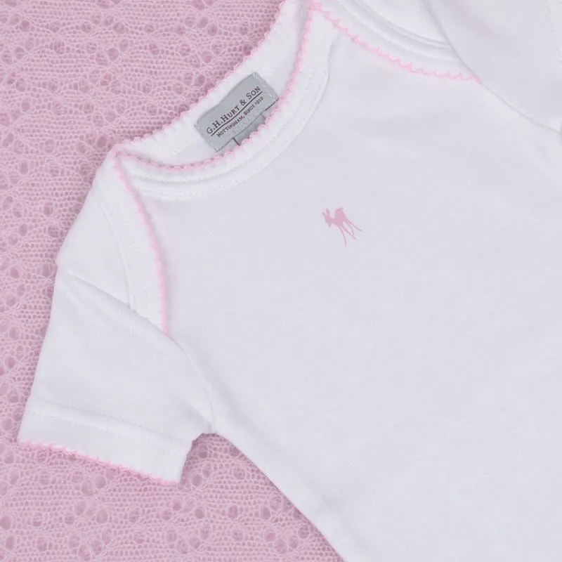 G.H.Hurt & Son Baby Fawn Bodysuit - Pink