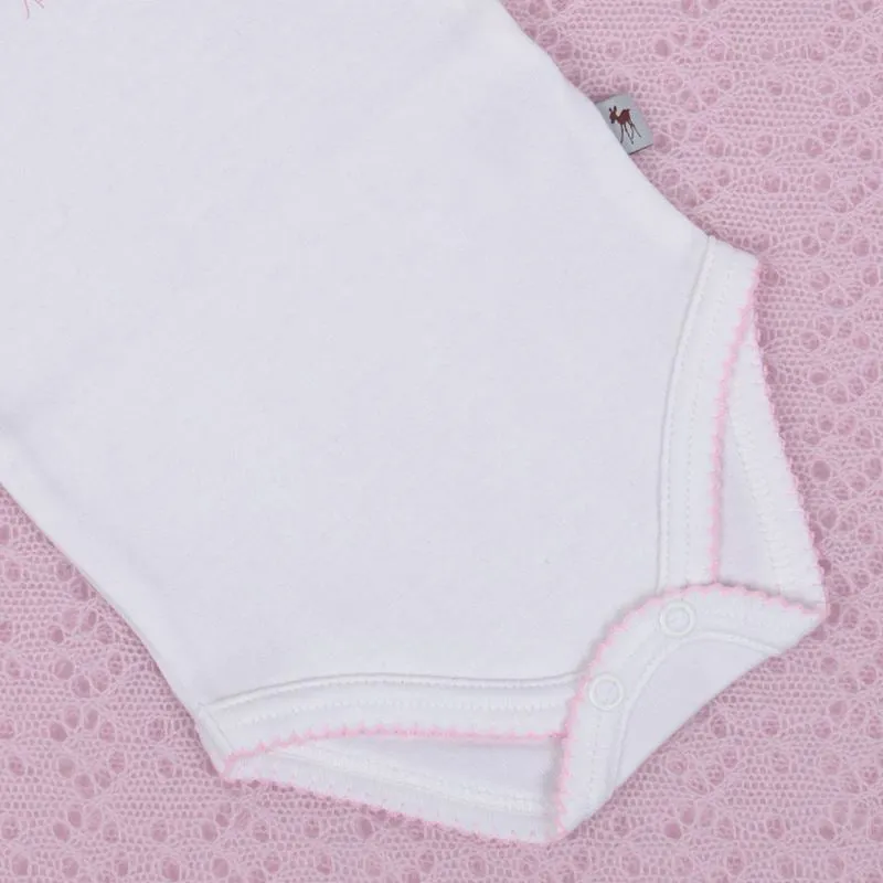 G.H.Hurt & Son Baby Fawn Bodysuit - Pink