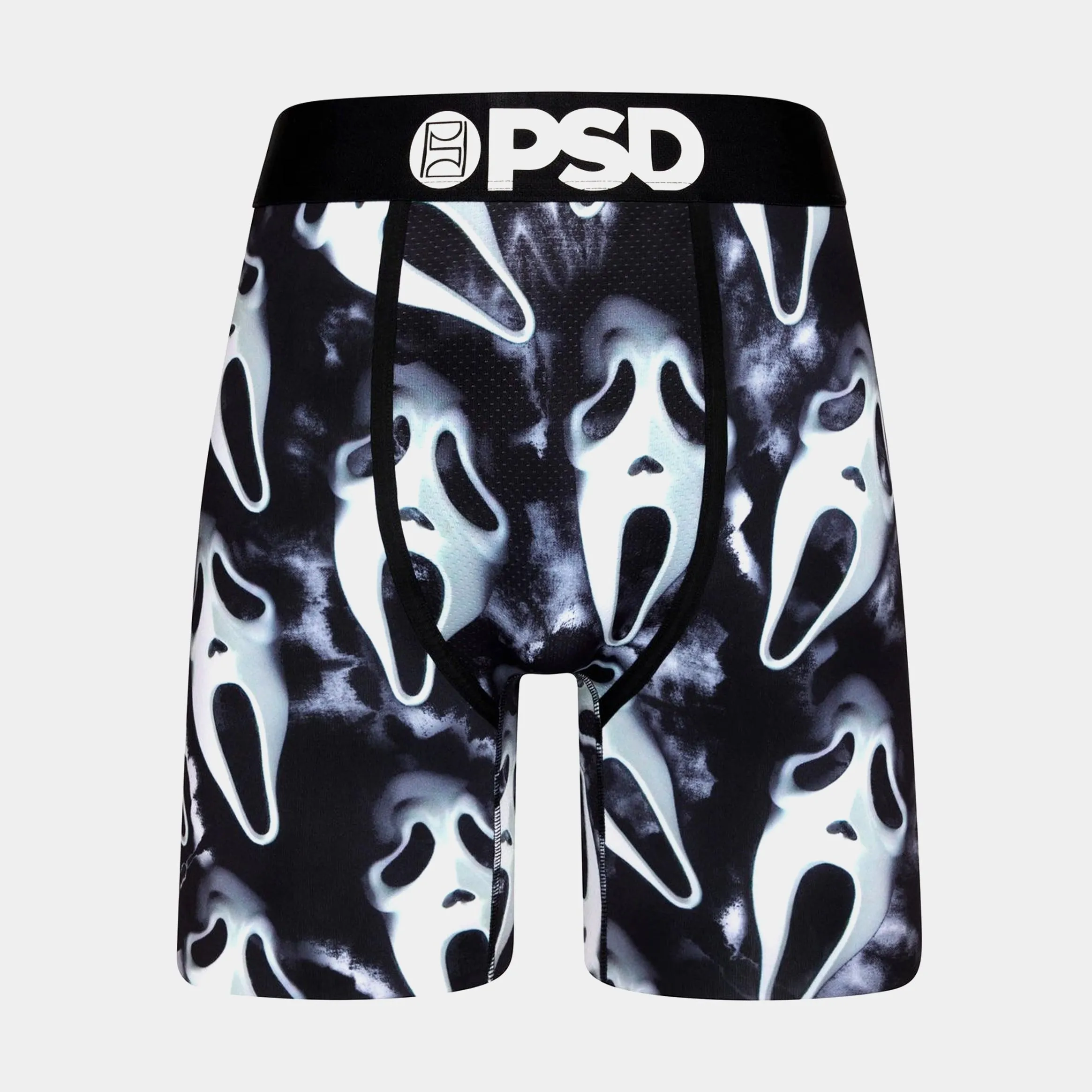 Ghost Face Mens Boxers (White/Black) Free Shipping