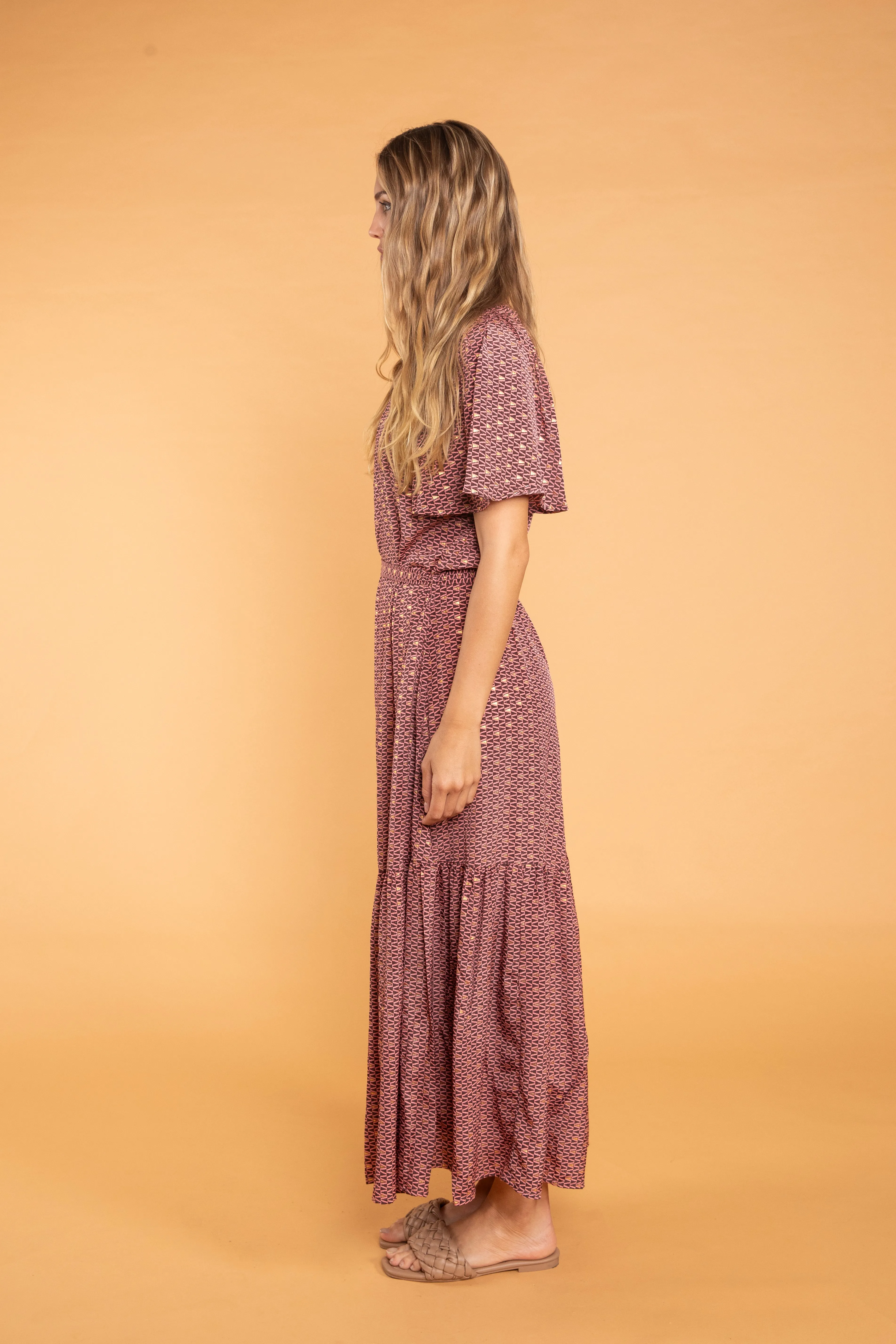 Giana Belted Maxi Dress