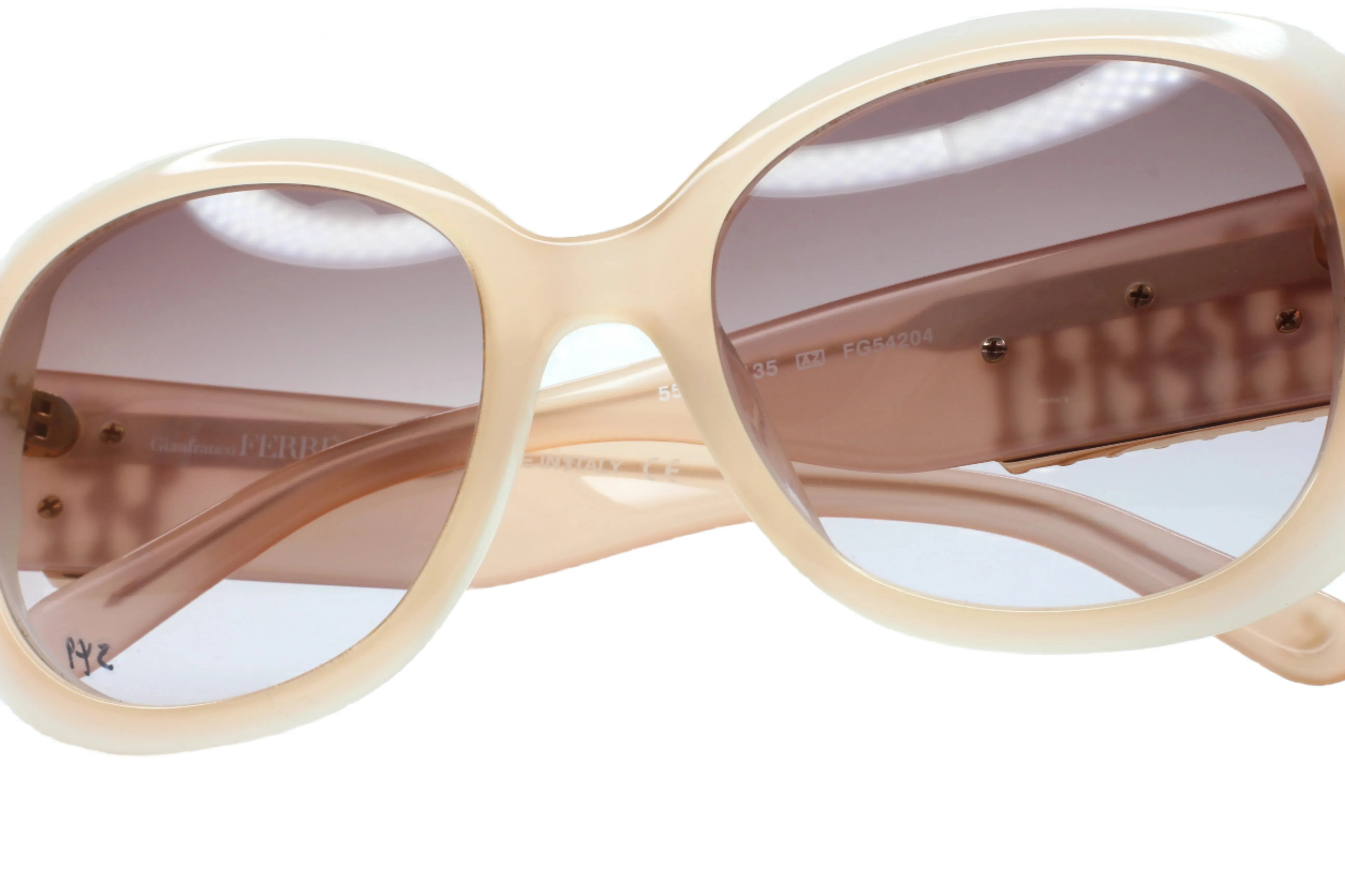 Gianfranco Ferre FG54204 Beige Fashion Italy Sunglasses