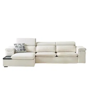 Gianna Sectional Sofa with Adjustable Headrest