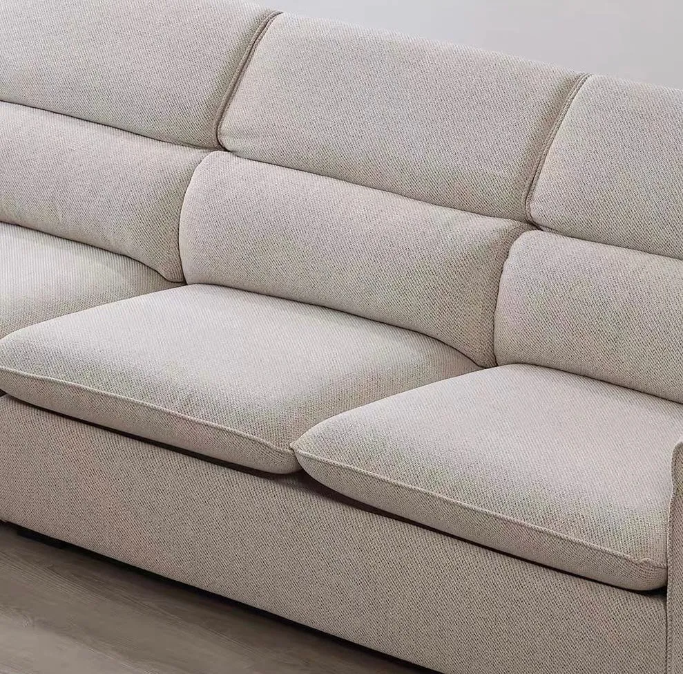 Gianna Sectional Sofa with Adjustable Headrest