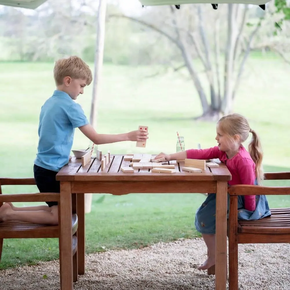 Giant Dominoes - Wooden Dominoes Set