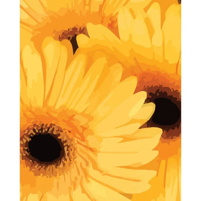 Giant Sunflowers Printed Backdrop