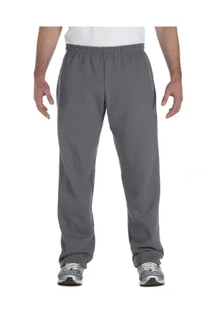 Gildan G184: Adult Unisex Heavy Blend™  Adult 8 oz., 50/50 Open-Bottom Sweatpants