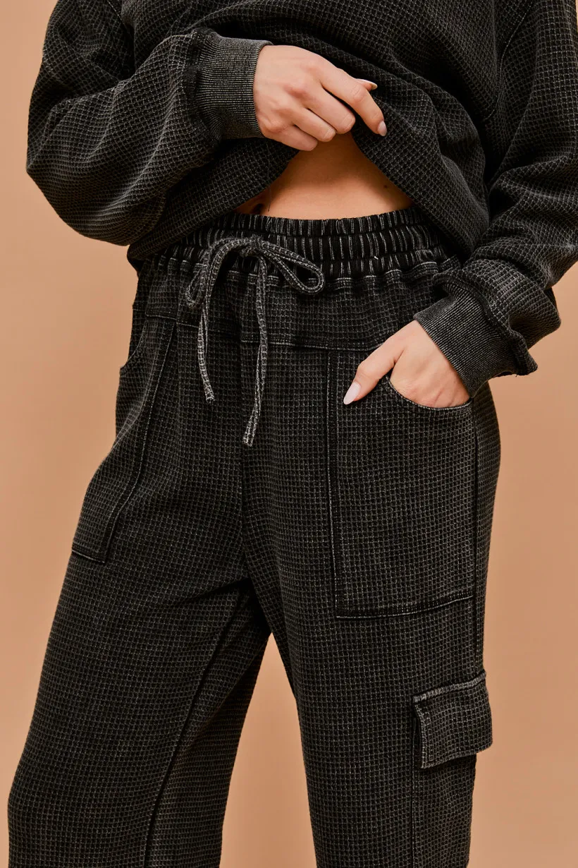 Gilli Cargo Waffle Lounge Pants