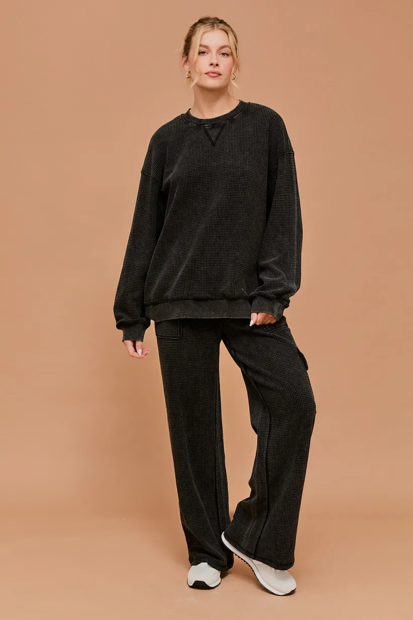 Gilli Cargo Waffle Lounge Pants