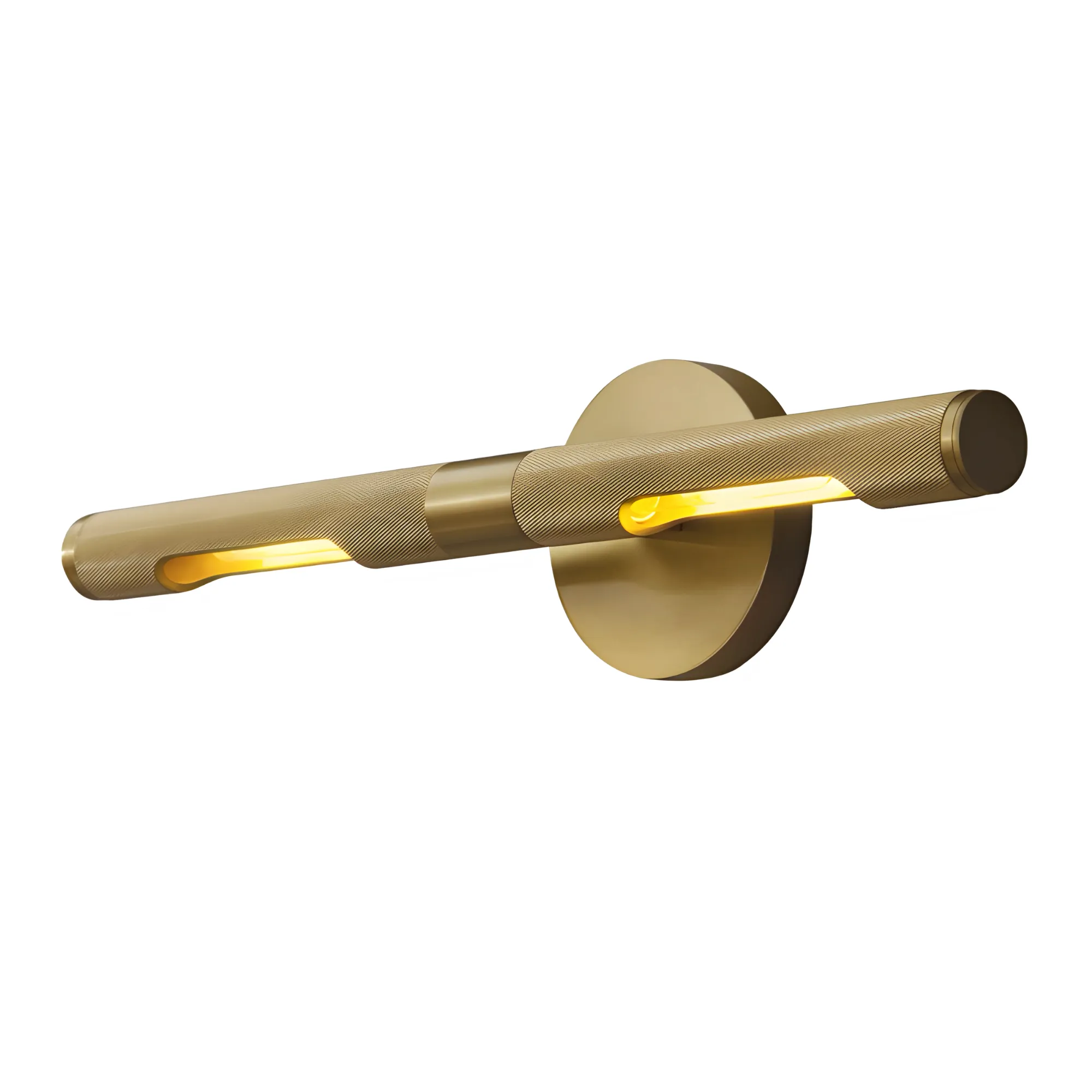 GILLY / Knurled Brass Wall Light