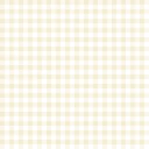 Gingham Weaves | 1/4" Gingham Check - Cream | Yarn-Dyed Cotton