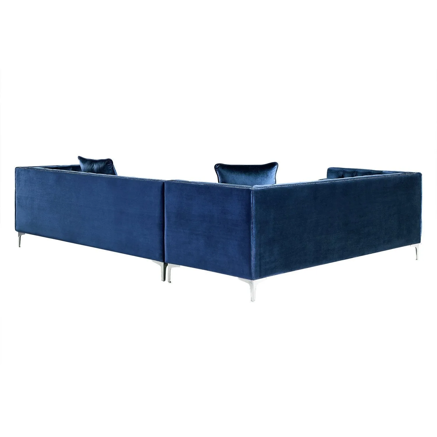 Giovanni Velvet Corner Sectional Sofa