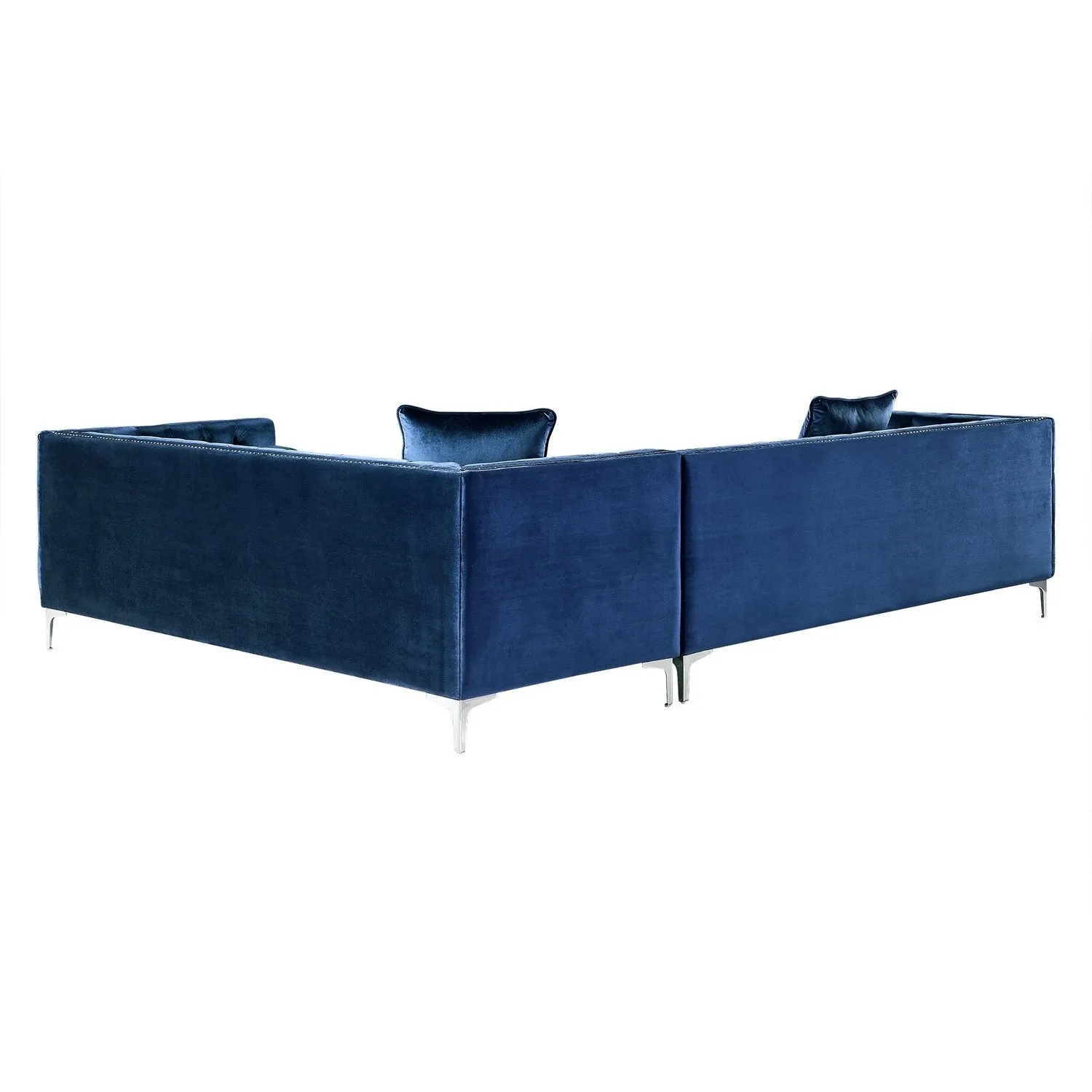 Giovanni Velvet Corner Sectional Sofa