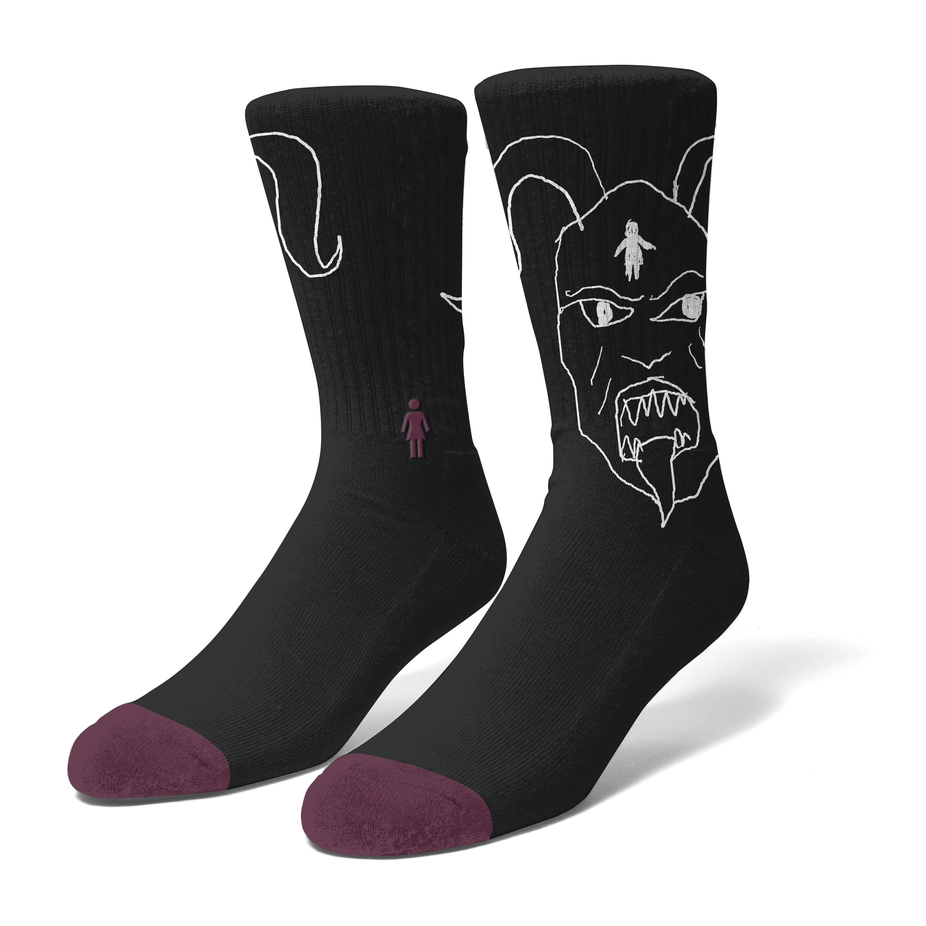 Girl Breezy Breana Geering Socks Black