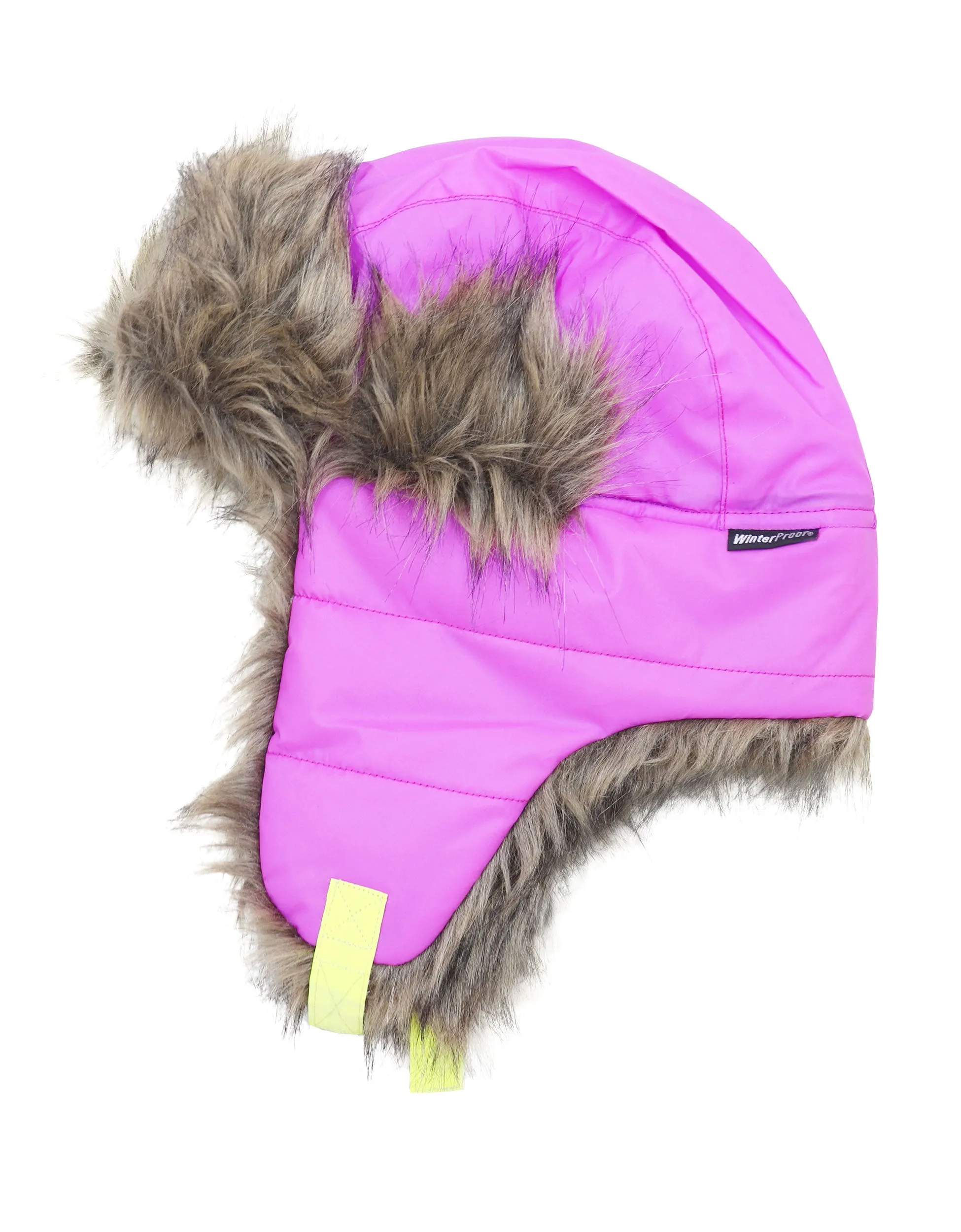 GIRLS 4-16 REFELCTIVE PUFFER TRAPPER HAT