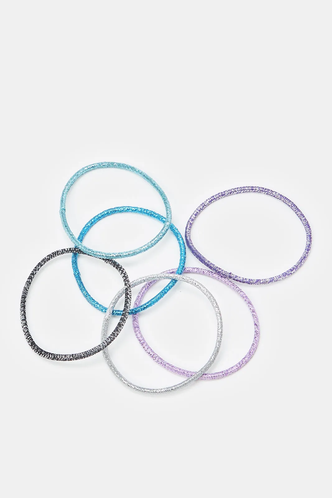 Girls Assorted Elasticated Hair Tie (20 Piece)