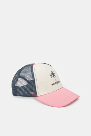 Girls Assorted Floral Printed Cap