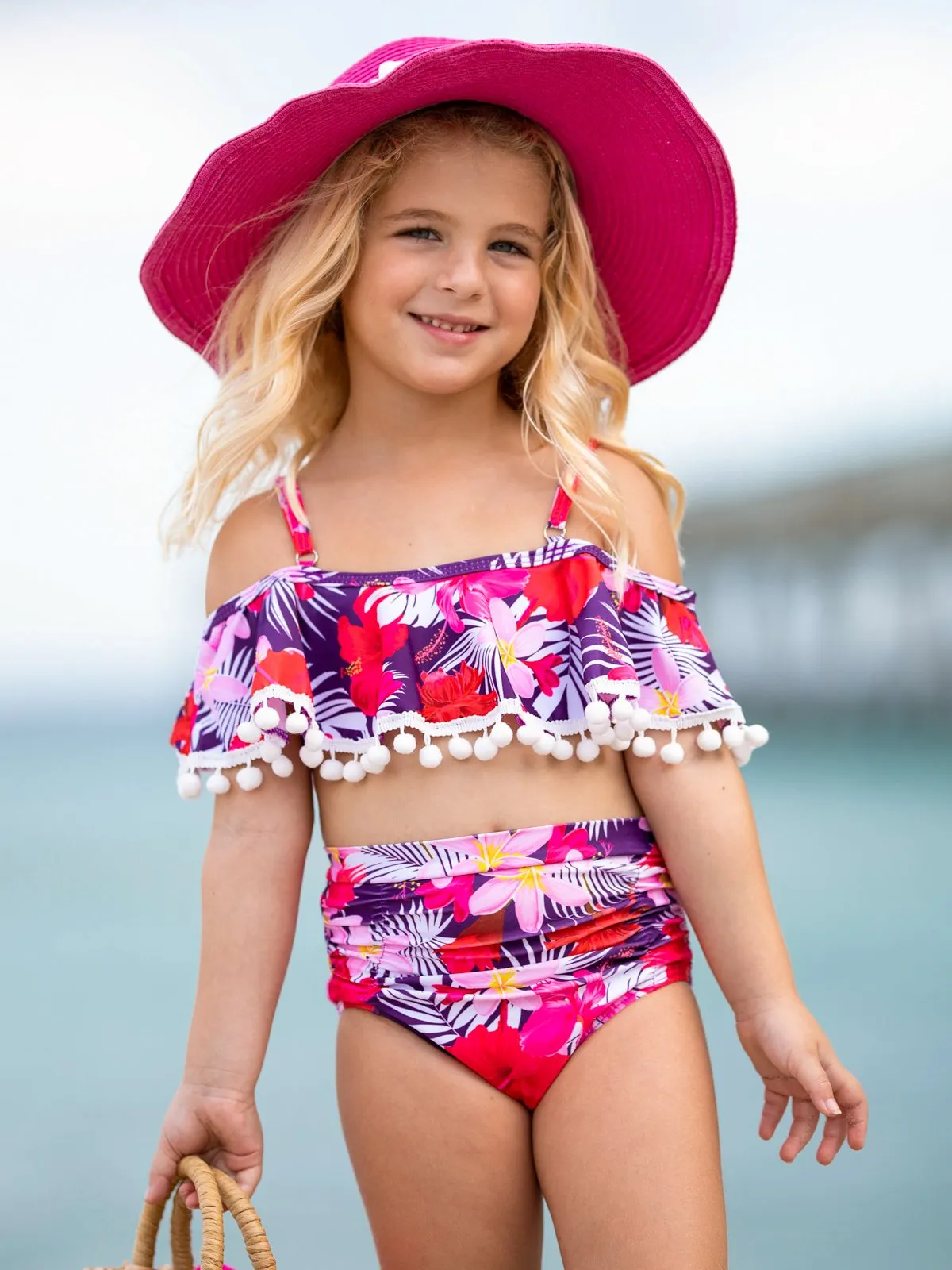 Girls Away In Paradise Two Piece Swimsuit