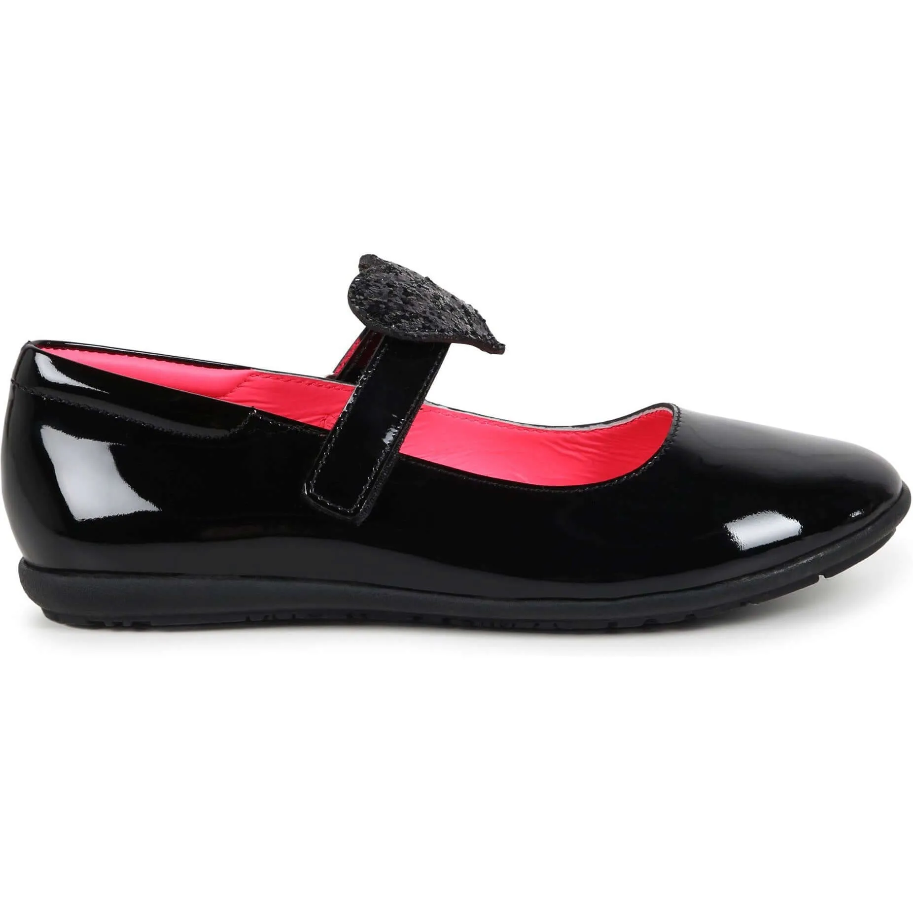 Girls Black School Shoes