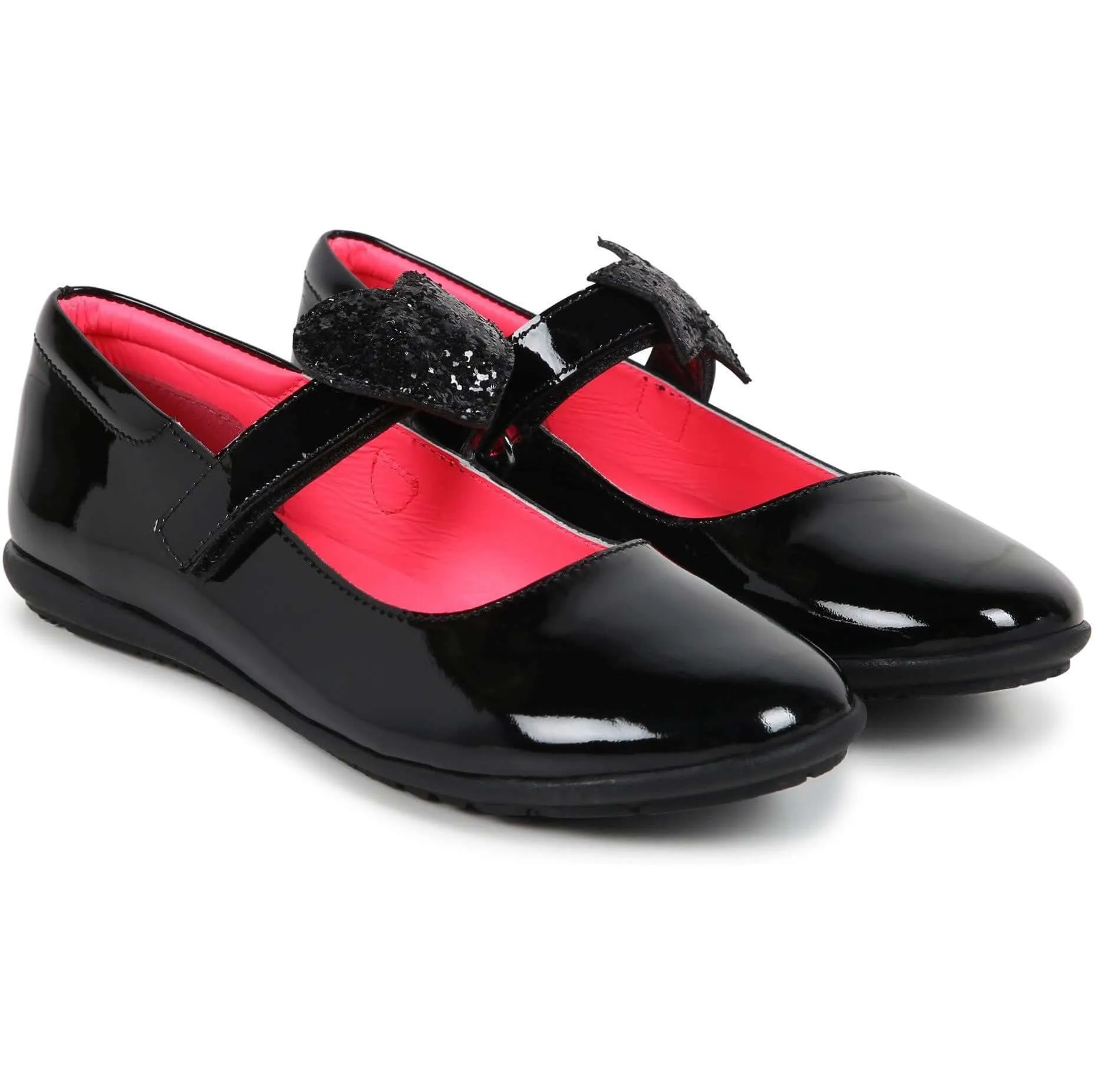 Girls Black School Shoes