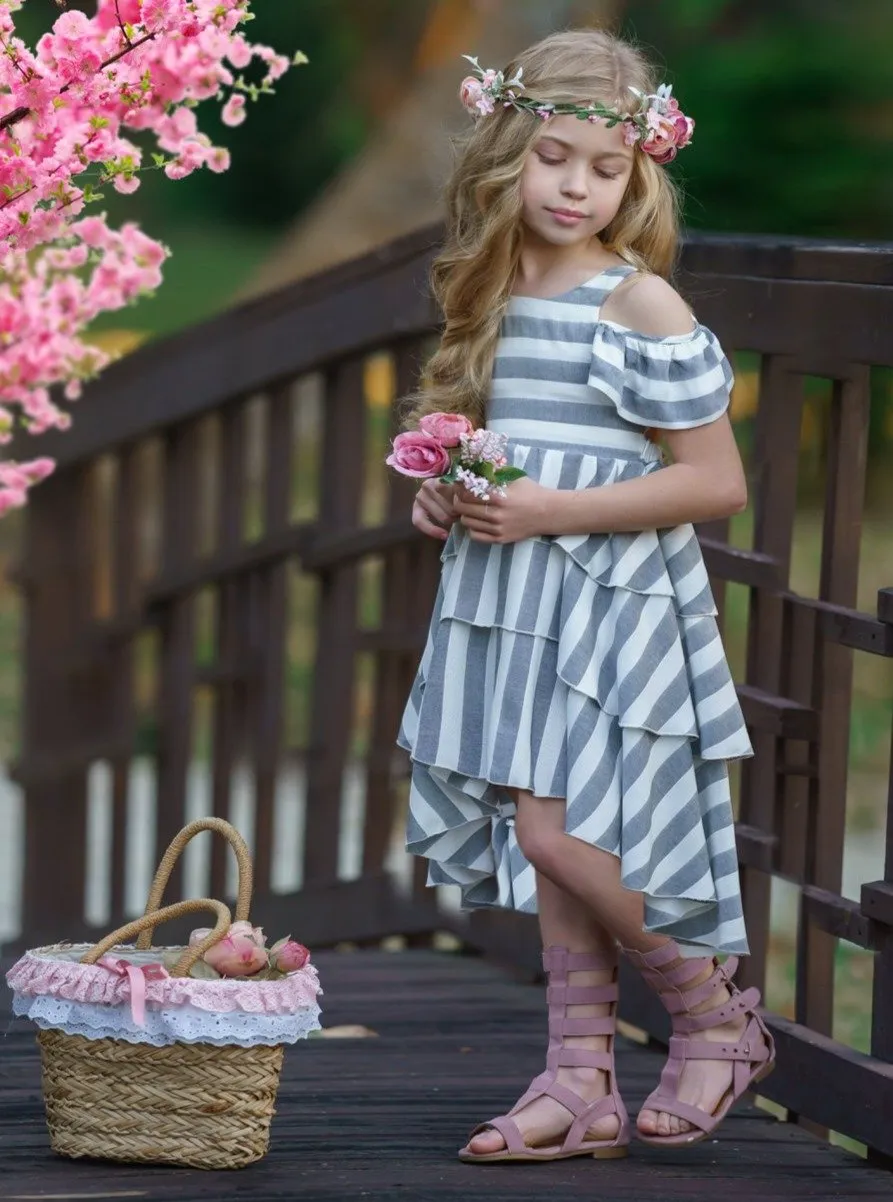 Girls Breezy in Stripes Dress