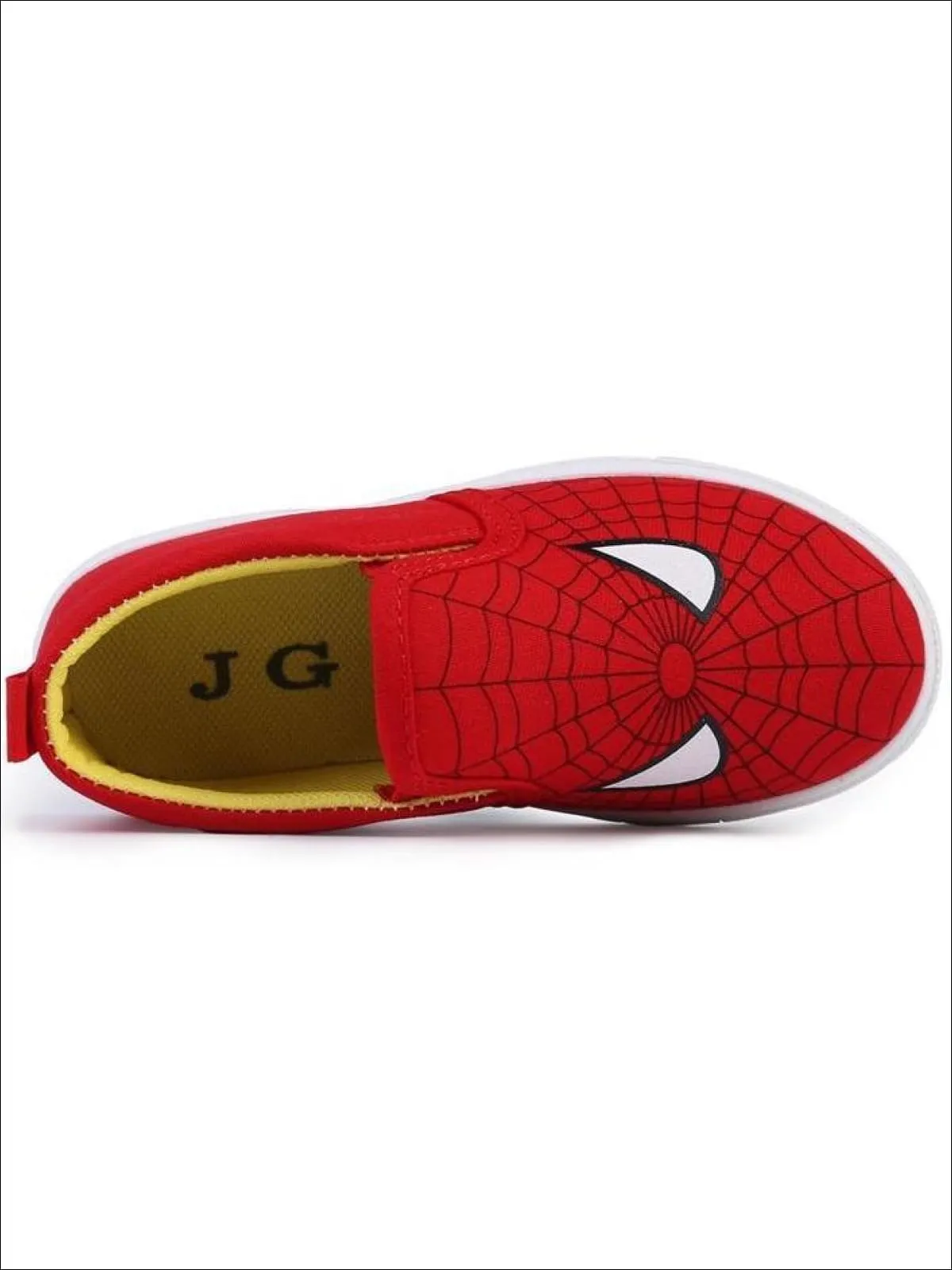 Girls Casual Superhero Slip-On Sneakers By Liv and Mia