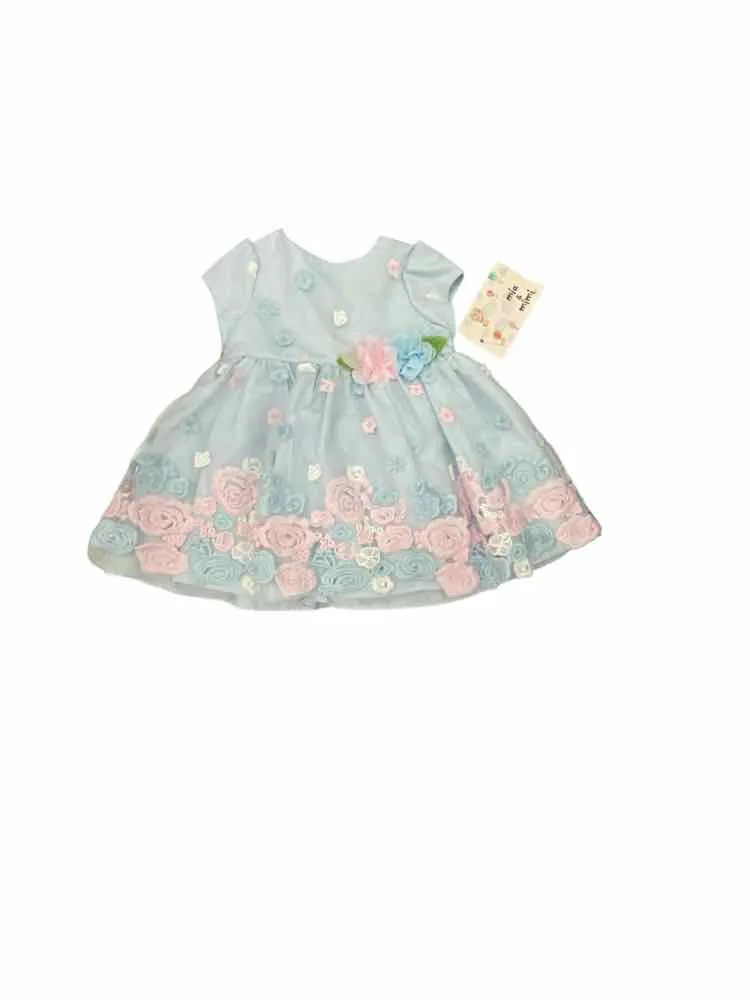 Girls Child Size 0-3 months Mia & Mimi Light Blue Dresses