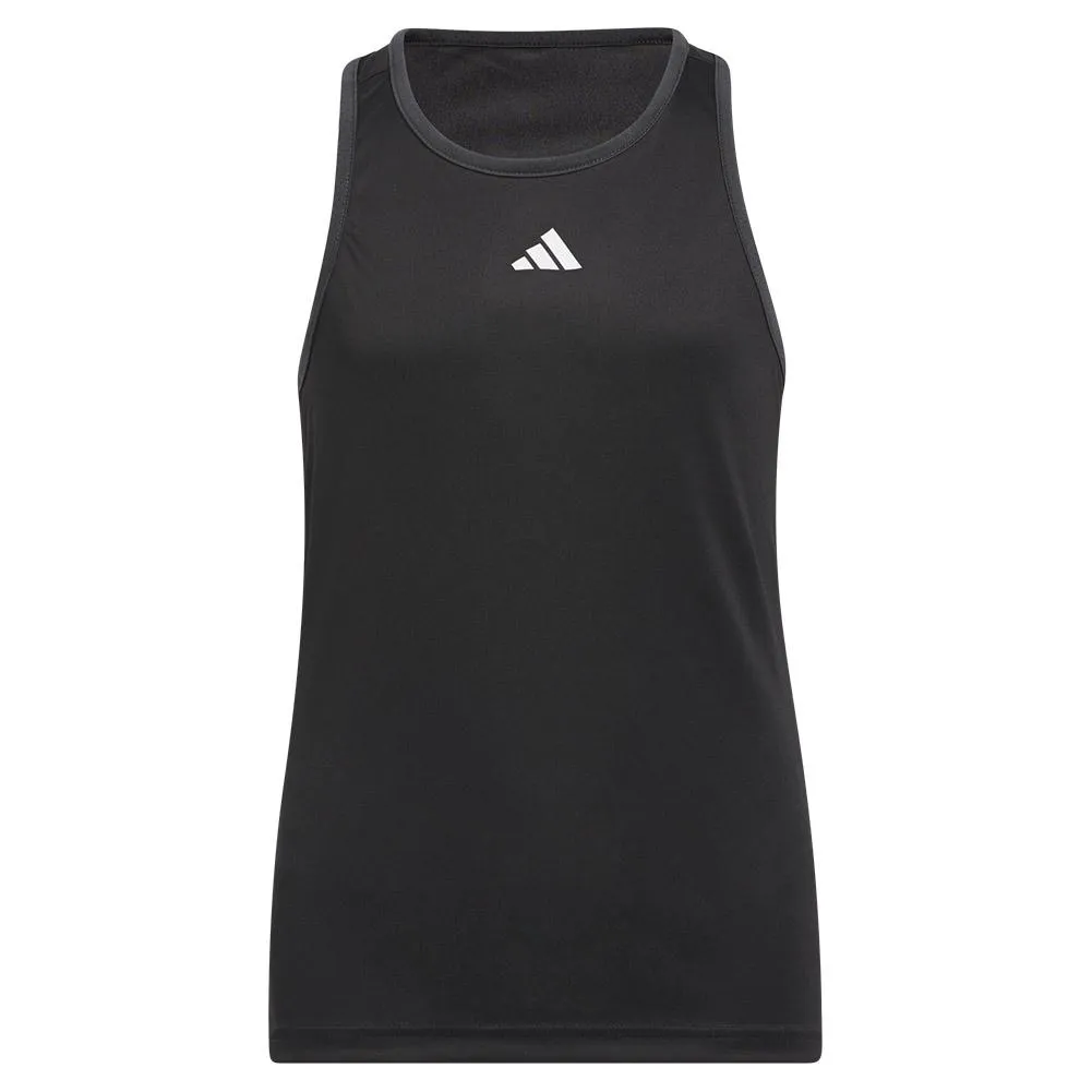 Girl's Club Tennis Tank Black