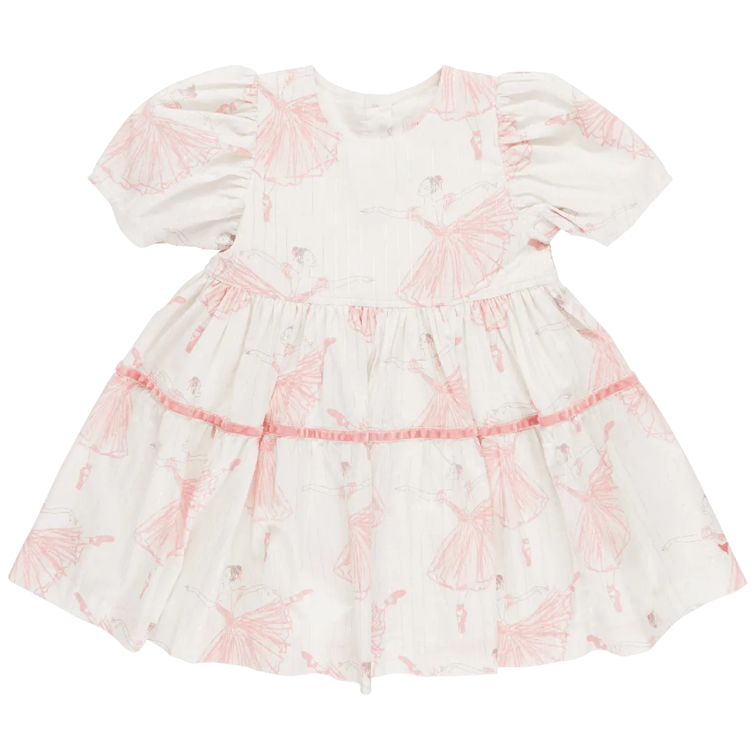 Girls Dress | Meredith- Ballerinas | Pink Chicken